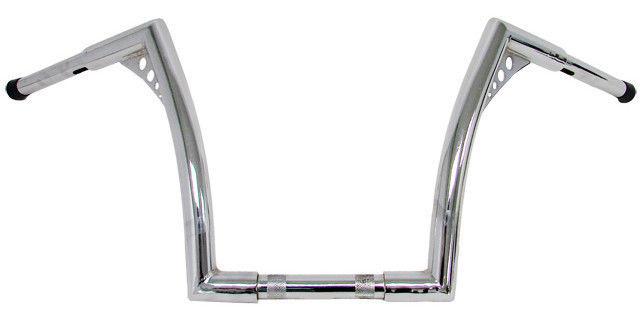 Chrome 12" ape hanger z bars 1" handlebars for honda triumph bsa chopper custom