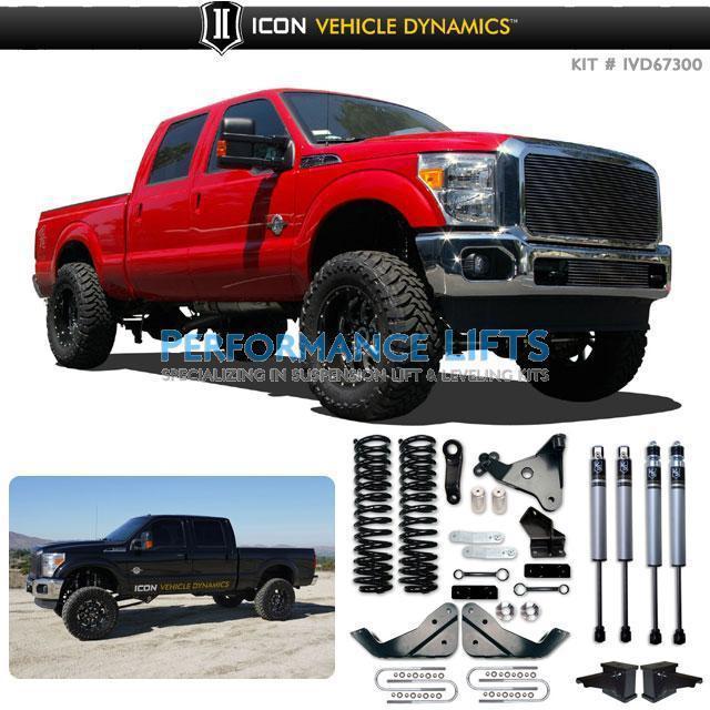 Icon 2011+ ford super duty 7" lift - 4x4 only # 67300