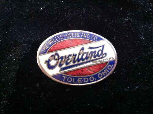 Overland radiator emblem