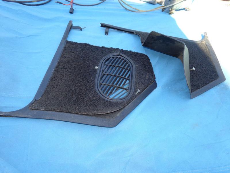  66 67 cutlass 442 chevelle gs gto a/c black kick panels