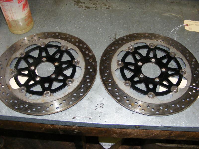 91 kawasaki zx7r front brake rotors