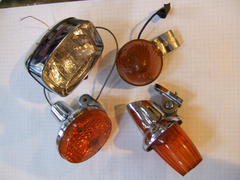 Vintage light amf bicycle beehive international marker motorcycle turn signal   