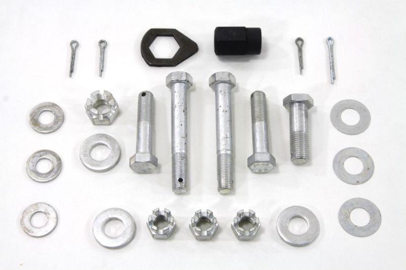 Cadmium upper and lower motor mount bolt kit for hd flathead ul models 1937-1948