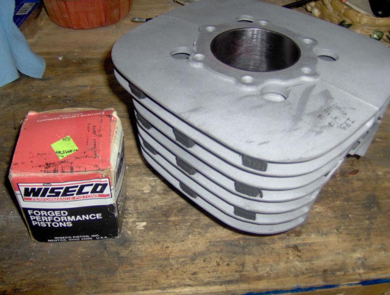 75-76 yamaha dt250 dt 250 cylinder and piston fresh bore