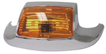 Front fender tip light amber for harley davidson flh flht flstc 