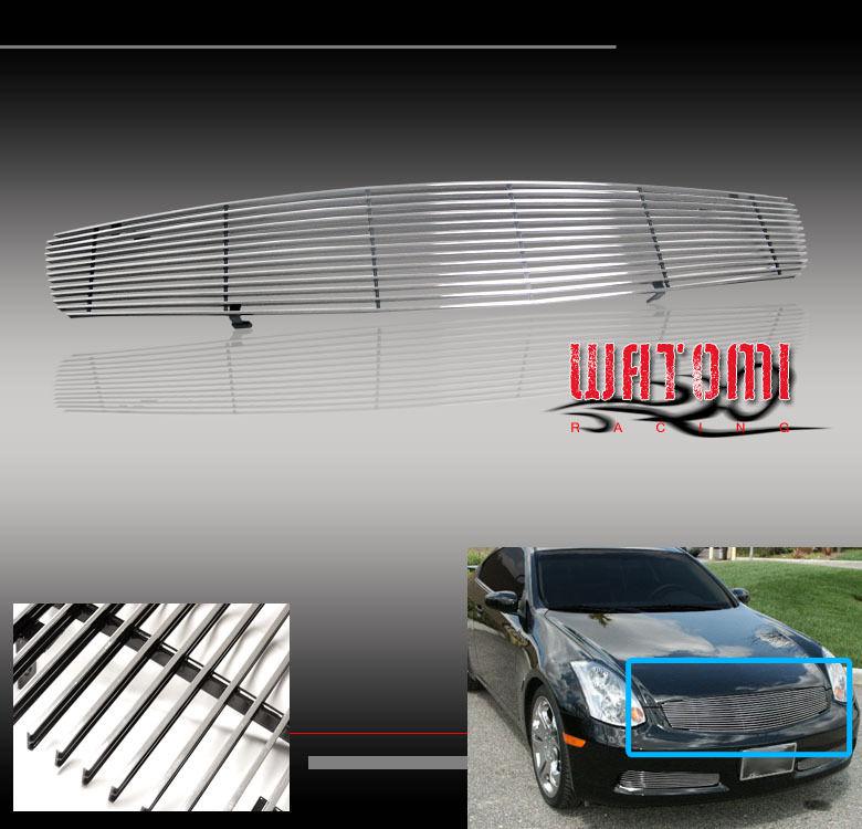 03 04 05 06 infiniti g35 coupe 2dr upper billet grille