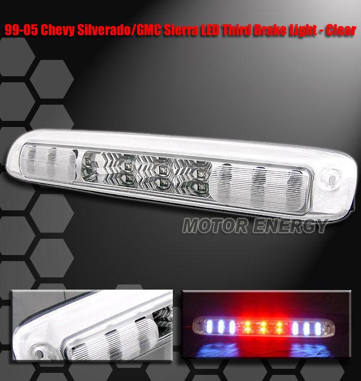 1999-2006 chevy silverado gmc sierra pickup truck led 3rd brake tail light lamp