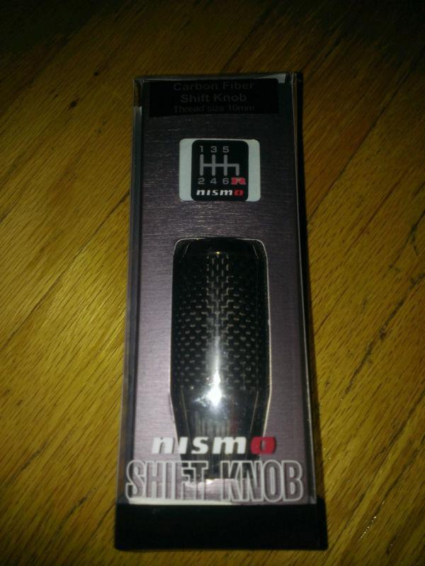 Brand new genuine nissan nismo carbon fiber shift knob with spacer 370z