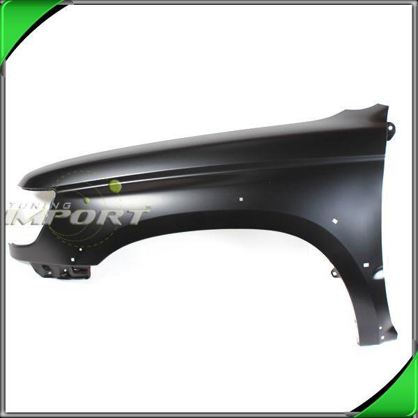 1996-2002 toyota 4-runner left front fender primed black steel replacement lh