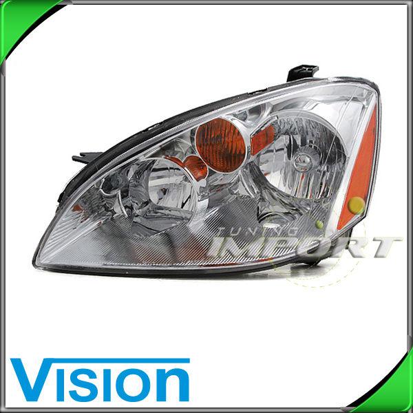 Driver side left l/h headlight lamp assembly replacement 2002-2004 nissan altima