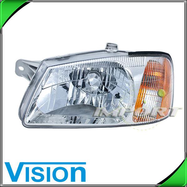 Driver side left l/h headlight lamp assembly fit 2000-02 hyundai accent gl gs l