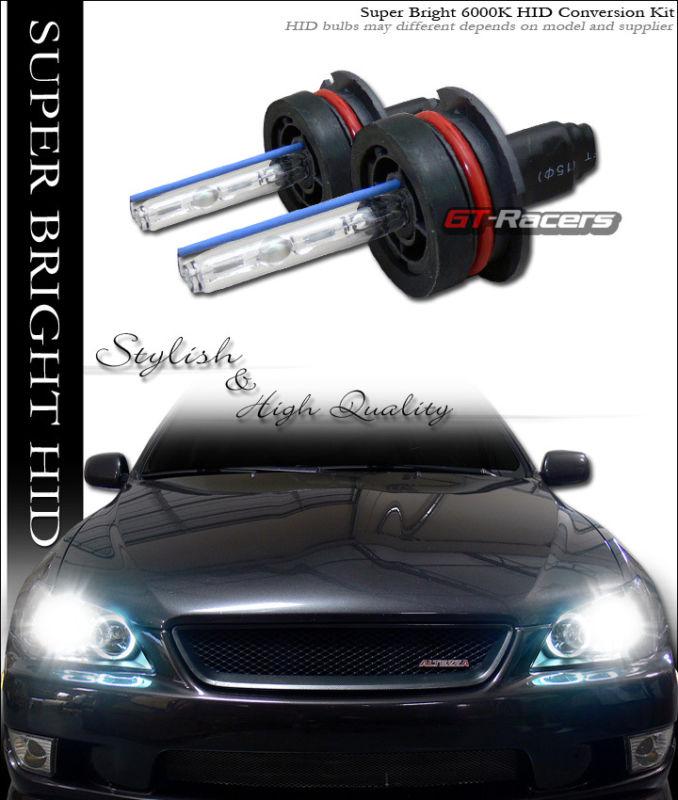 6000k 6k hid xenon 9007 low beam bulbs w/ballast head lights conversion kit gb