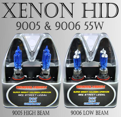 Aff 9005 9006 m-box 65w & 55w 2 pair combo hi/lo beam xenon hid replace light uy