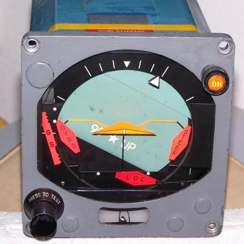 Collins 5 inch-simulator adi-with simulated ball-slip-mechanism for boeing b-737