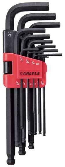 Carlyle hand tools cht hklms13 - hex key set, long magnetic hex ball sae