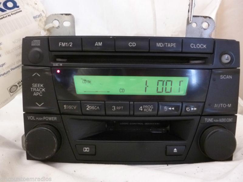 02-03 mazda mpv radio cd cassette player ld50669r0a factory *