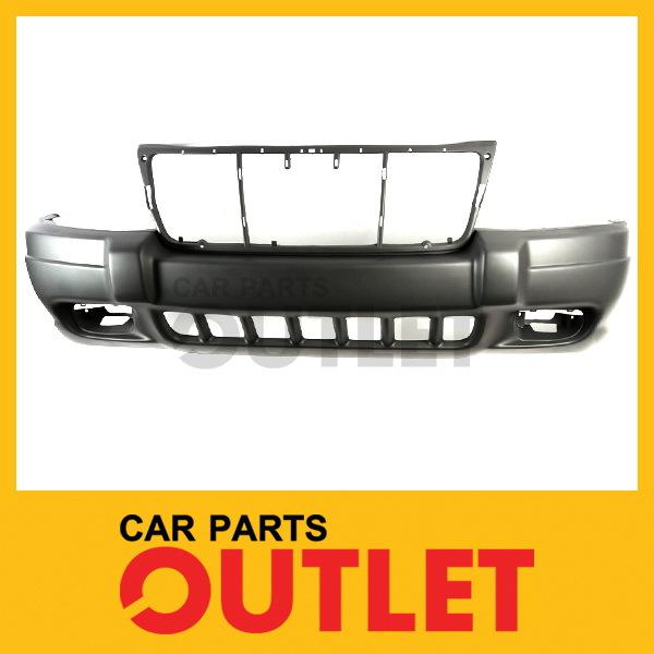 1999-2001 jeep grand cherokee laredo bumper textured brownstone w/fog lamp hole