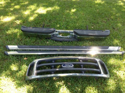 Ford superduty  f250 steps, bumper, grill