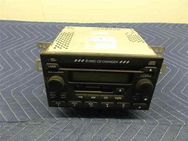 2001-2002 honda accord radio cd player am/fm oem lkq