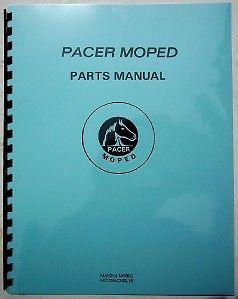 Marina mobili pacer moped parts manual 1978