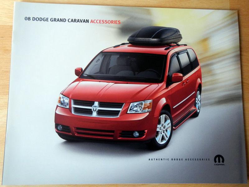 New 2008 dodge grand caravan accessories dealer catalog brochure