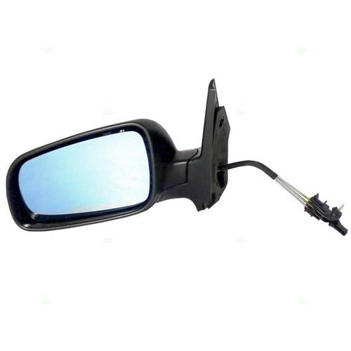 New drivers manual remote side view mirror w/ blue tinted glass & housing vw