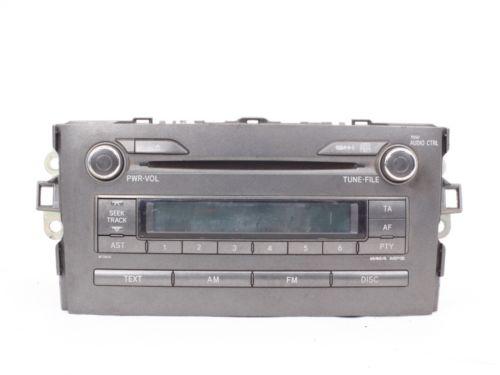 08-13 toyota auris radio disc mp3