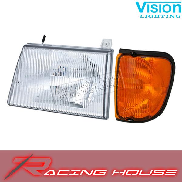 Driver side l/h lh headlight corner light signal 97-07 ford econoline e150 e250