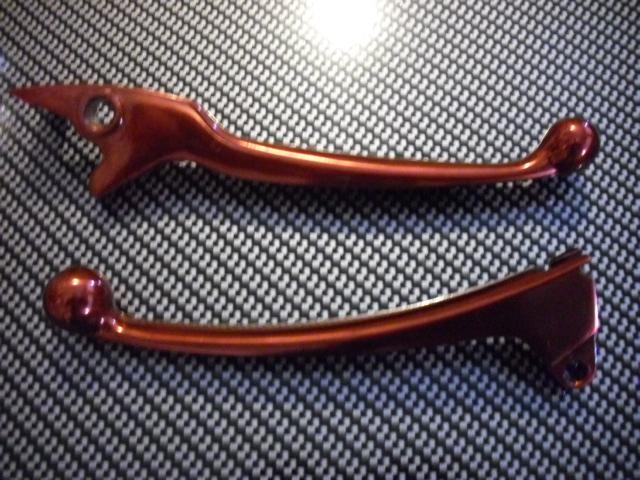 Scooter 150cc gy6 red brake levers handle rear drum