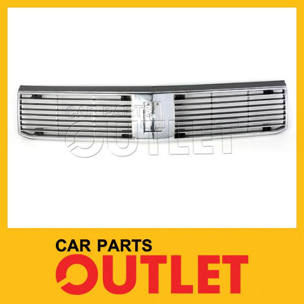 1987 1988 oldsmobile cutlass ciera front grille gm1200148 new chrome black frame