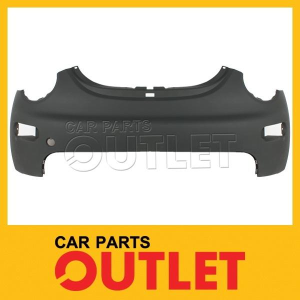 98 1998 vw new beetle front bumper primed black fascia plastic facial cover base