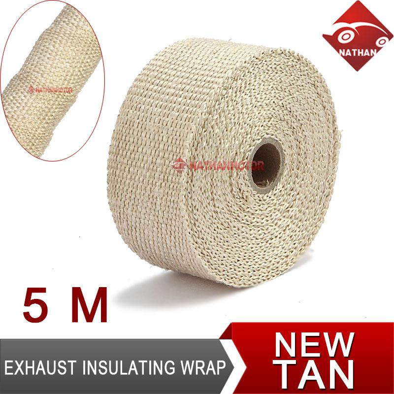 5m high temperature fahrenheit  exhaust heat header pipe wrap insulation cloth