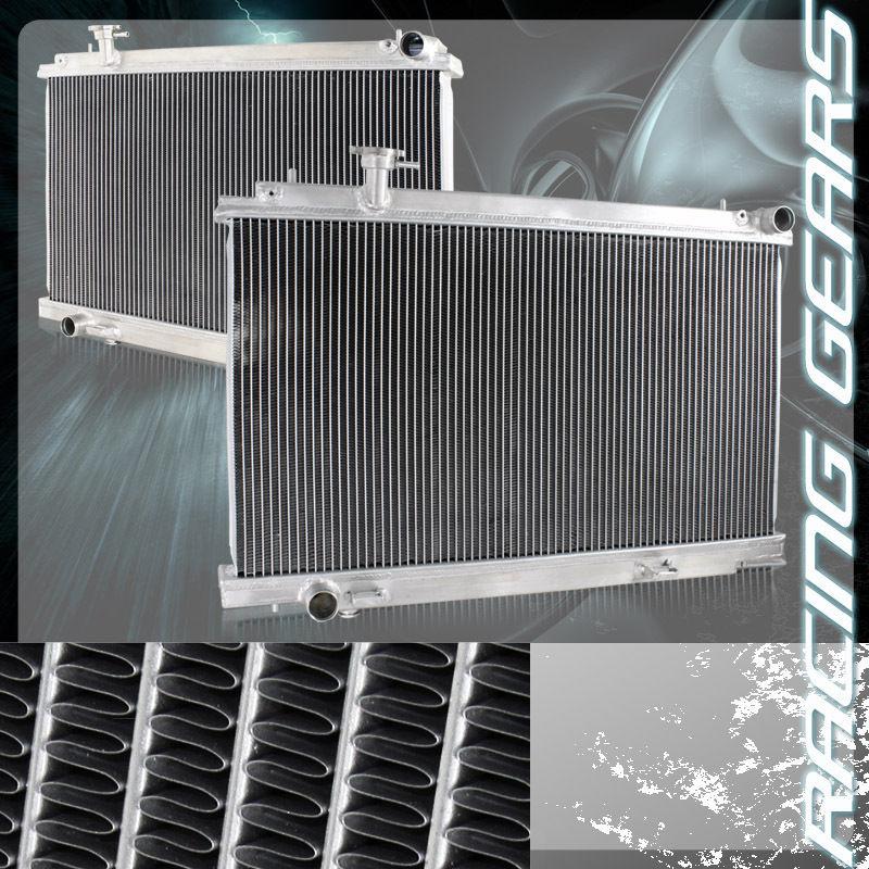 03-09 nissan 350z  manual transmission 2 row dual core aluminum racing radiator