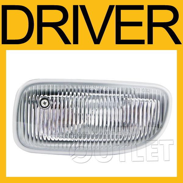 02 03 jeep grand cherokee driver front driving light fog lamp len housing left