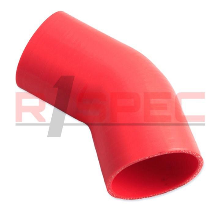 Universal red 3.25'' 3 ply 45 degree silicone hose coupler 83mm turbo intake rd