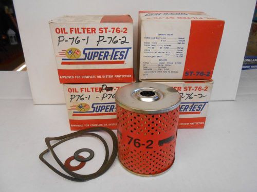 Lot of 4--- oil filters cartridges for 1959  dodge v-8 &amp; dart 8 v-8