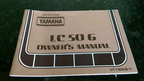1979 1980 yamaha champ lc50 owners manual lc 50 g