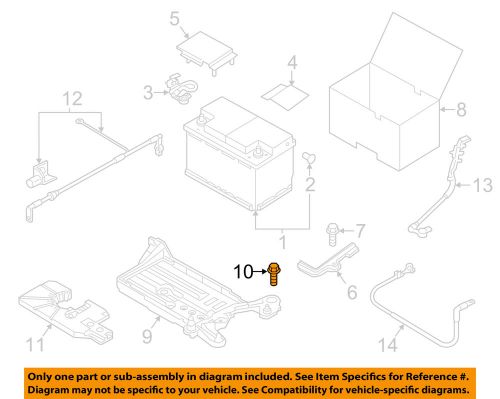 Audi oem 2015 a3-battery tray bolt n10785701