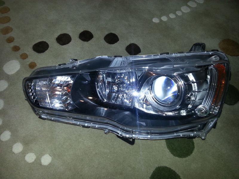 2010 mitsubishi lancer evolution hid headlight oem