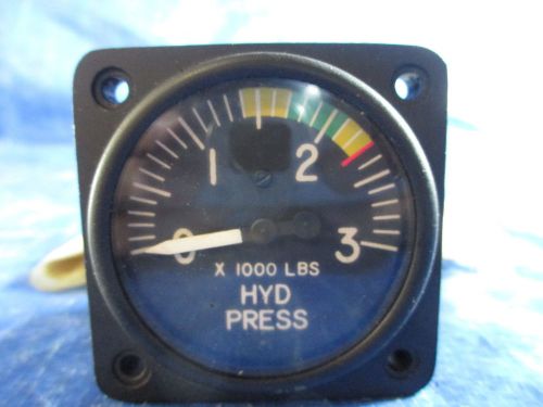 Swearingen hydraulic pressure indicator p/n: 27-87007-5, 2930-3001-04 (3582)