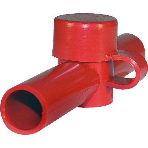 Blue sea 4003 cable cap dual entry - red