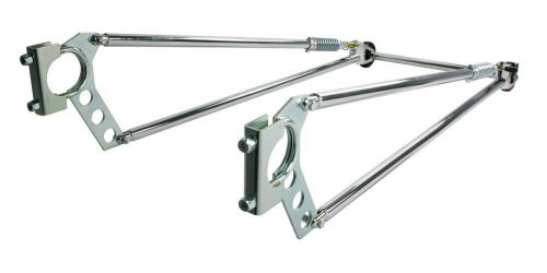 Competition engineering chrome bolt-on wheelie bar kit p/n 2043
