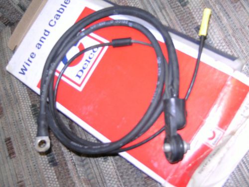 Delco ac delco gm battery cable 4sx60  60&#034; negative side mount  nos nova