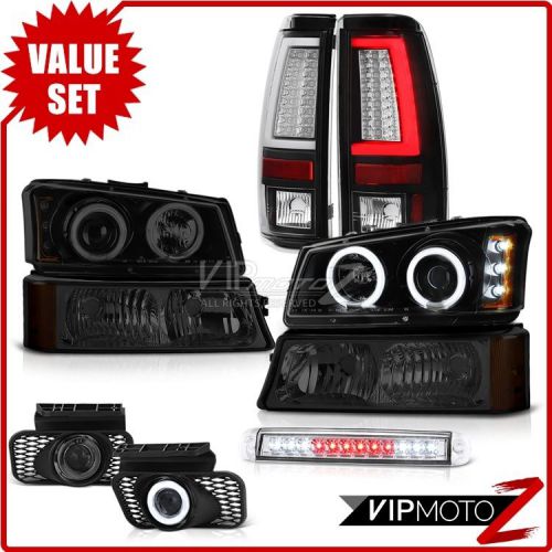 03-06 silverado 2500hd taillights roof cargo lamp parking foglights headlights