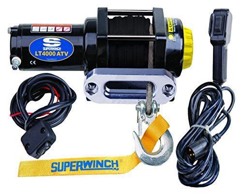 4000 lb atv winch w/hawse