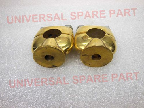 New custom made brass 78 handlebar risers units for many motorcycle