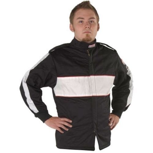 Gforce - gf505 - child medium black jacket - racing/driving firesuit - sfi-5