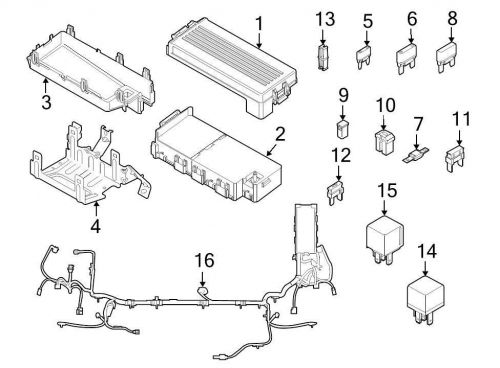 Ford oem circuit breaker ys4z14526aa image 8