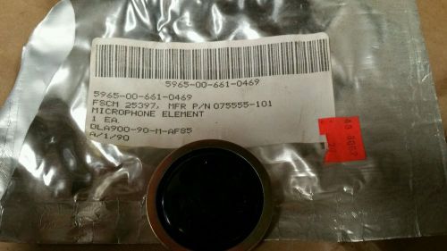 Microphone element military surplus nos itt headset aviation