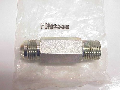 New aeroquip straight adapter -08 size fitting pipe to -10 size sae 37° #192